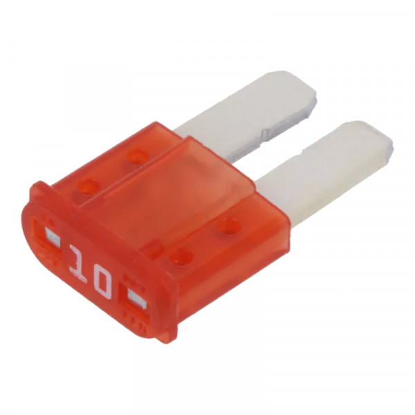 Micro2 Autozekering - 10 Ampere - Rood - 10 stuks