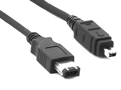 Firewire kabel 4-6 pins 3m