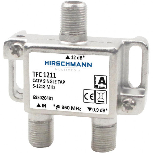Hirschmann enkelvoudig TFC 1211 aftakelement 12 dB