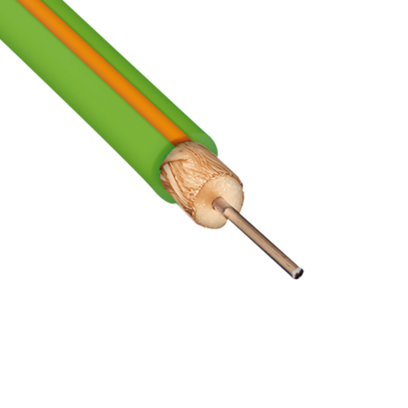 Hirschmann Coax 9 grondkabel - Per meter - Groen