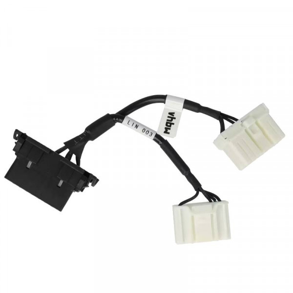 OBD2 Adapterkabel voor Tesla - 12 naar 16-pins OBD2 - 0,15 meter - Zwart