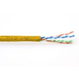 ACT UTP Cat6a Netwerkkabel Geel 305m Soepel