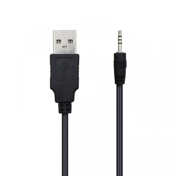 USB Oplaadkabel voor JBL Synchros E30BT, E40BT, E50BT en J56BT - 0,6 meter - Zwart