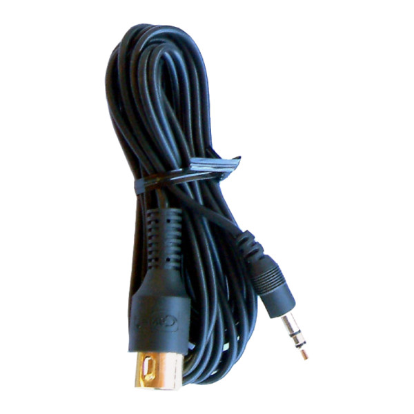 Cavus 5-pin DIN (m) naar 3,5mm Stereo Jack (m) Kabel - Voor B&O - Verguld - 3 meter - Zwart