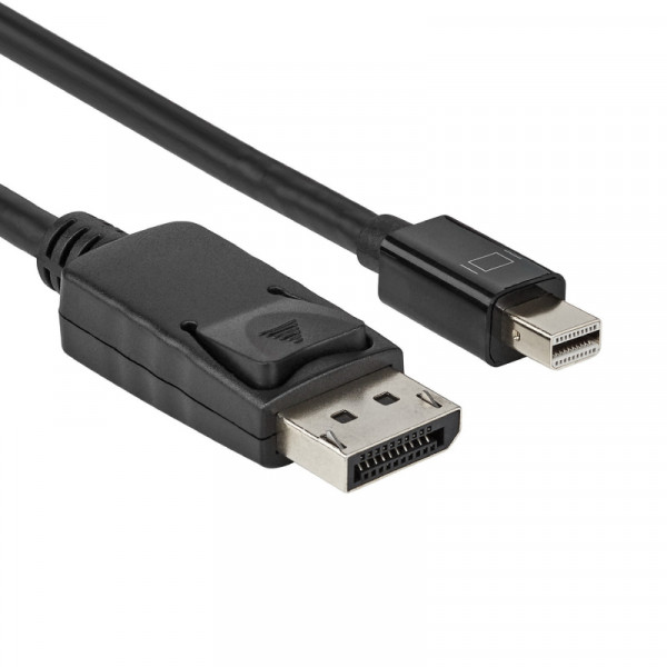 Mini DisplayPort naar DisplayPort Kabel - 4K 60Hz - 2 meter - Zwart