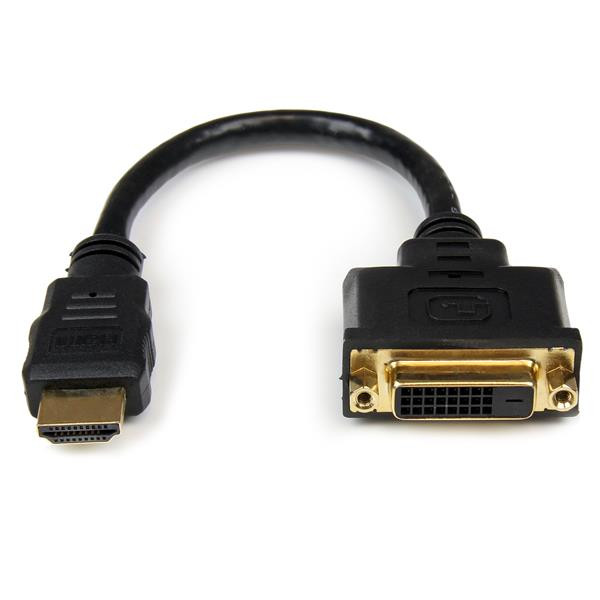 StarTech 20cm HDMI naar DVI-D Video adapter kabel - M/F