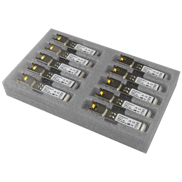 StarTech Gigabit RJ45 koper SFP Transceiver Modules - Cisco GLC-T Compatibel - set van 10