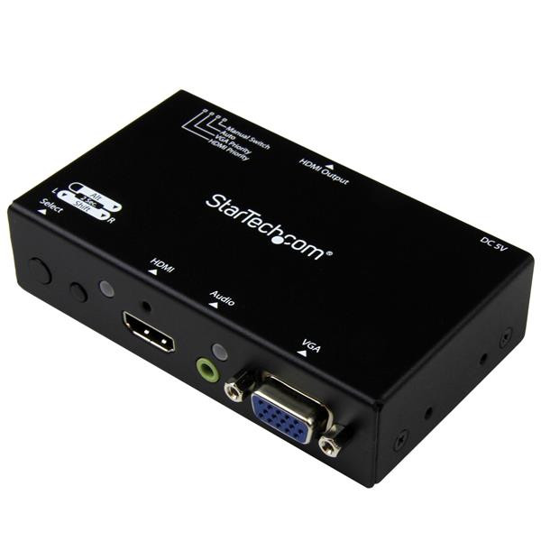 StarTech 2x1 HDMI en VGA naar HDMI Switch - Full HD 60Hz - Zwart