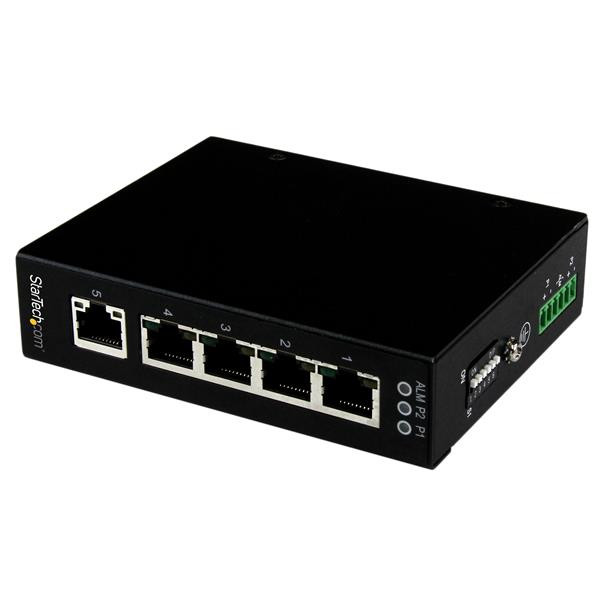 StarTech 5-poorts Gigabit Ethernet Switch - Onbeheerd - Wand Monteerbaar - Zwart