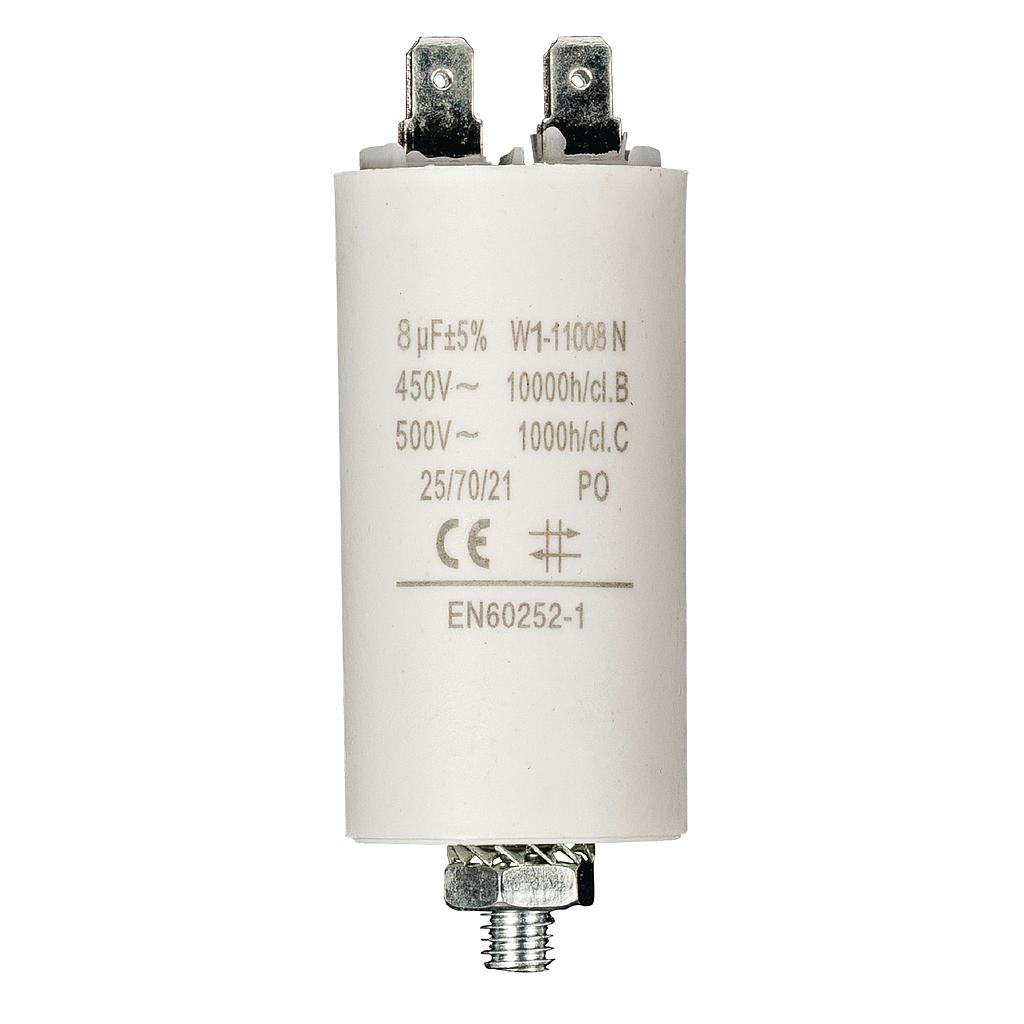 Condensator 8,0uf / 450 v + aarde