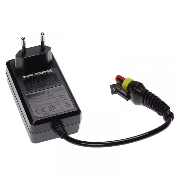 Oplader voor Gardena R40Li, Sileno City en Husqvarna Robotmaaier - 0,1 meter - Zwart