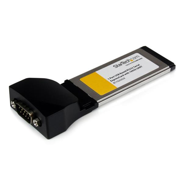 StarTech 1-poort ExpressCard naar RS232 DB9 Seriële Adapter met 16950 UART - USB