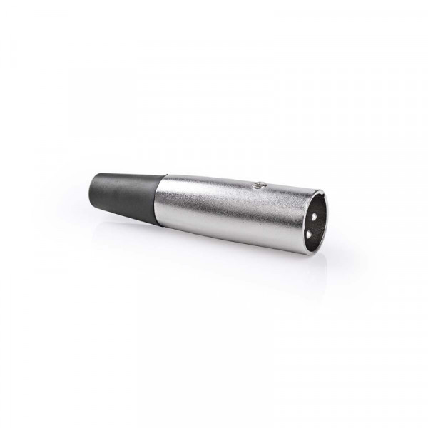 Soldeerbare XLR 3-pin Connector (m) - Metaal