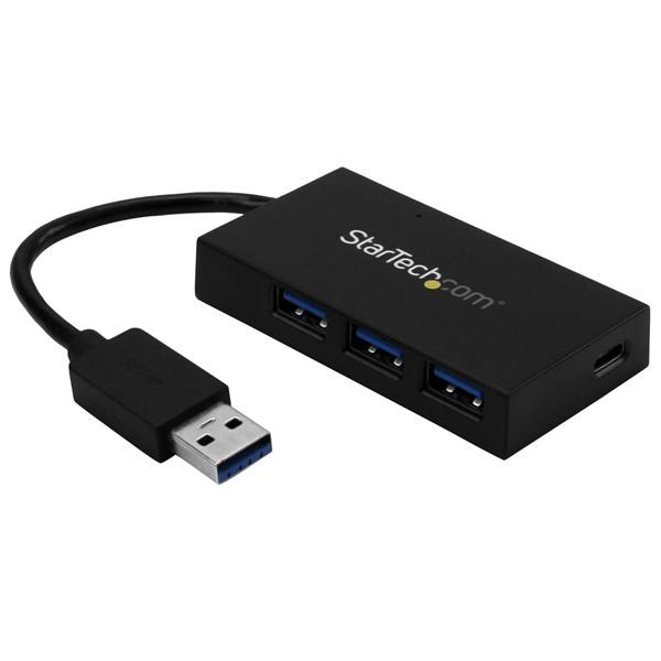 StarTech 4-Poort USB 3.0 hub - USB-A naar 3x USB-A en 1x USB-C - Inclusief power adapter