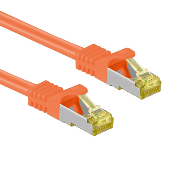 S/FTP CAT7 10 Gigabit Netwerkkabel - CU - 7,5 meter - Oranje