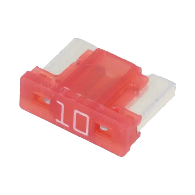 Mini Autozekering 10 Ampere Rood Low Profile
