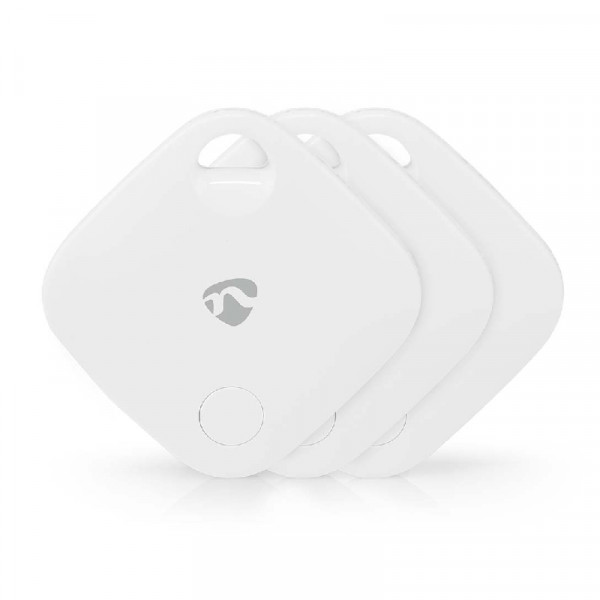 Bluetooth Smart Tag - Geschikt voor Apple 'Find My'-app - Op batterij - Wit - 3 stuks