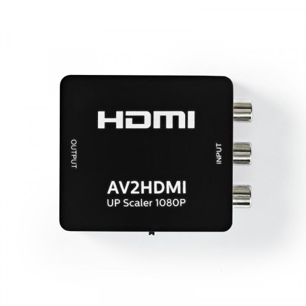 Composiet naar HDMI Omvormer - RGB naar HDMI - Full HD 60Hz - Zwart