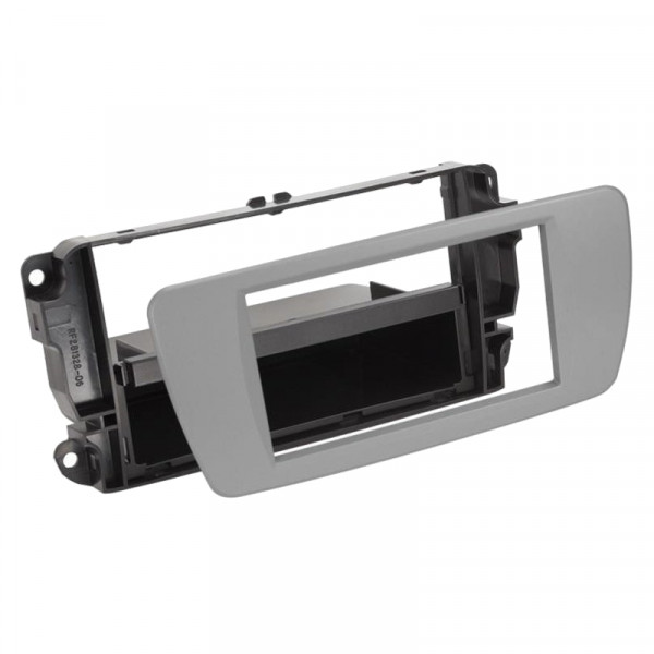 2 Din Radiomontageframe voor Seat Ibiza 6J/6P - Met radiobak - Grey Dublin (AM1)