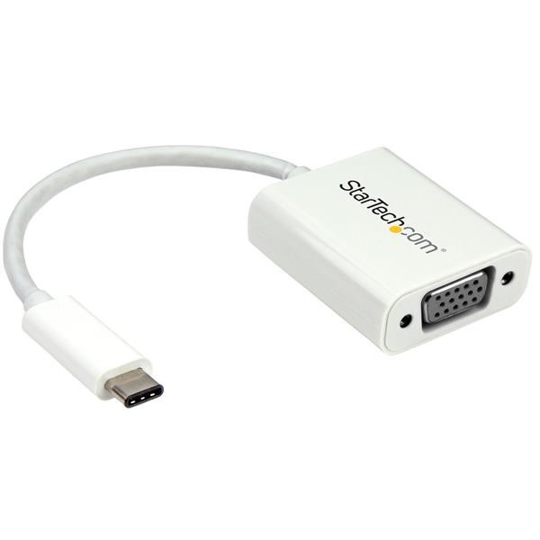 StarTech USB-C naar VGA adapter - wit