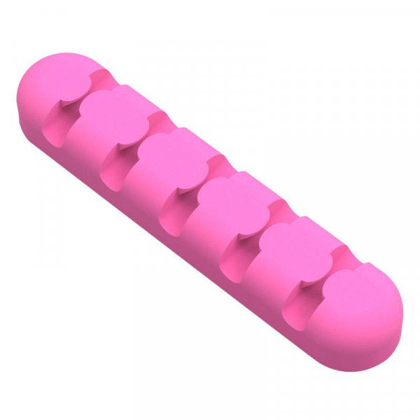 Orico Zelfklevende Kabelhouder - 5-voudig - Kabeldikte tot 5mm - Roze
