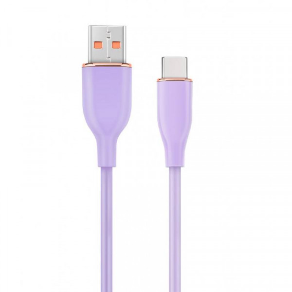 USB-A naar USB-C Kabel - USB 2.0 - Premium - 1,5 meter - Paars