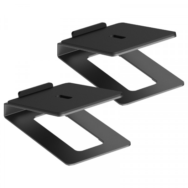 Tafelstandaard set voor Luidsprekers - 150 x 99mm - Tot 10kg - 2 stuks - Zwart