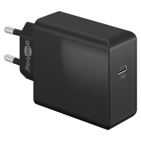 USB Thuislader Voedingsadapter 65W - USB-C - PD - Zwart