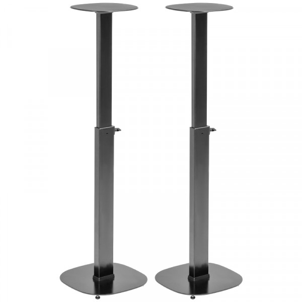 Universele Speaker Vloerstandaard - In hoogte verstelbaar - Luxe - Tot 10kg - 2 stuks - Zwart