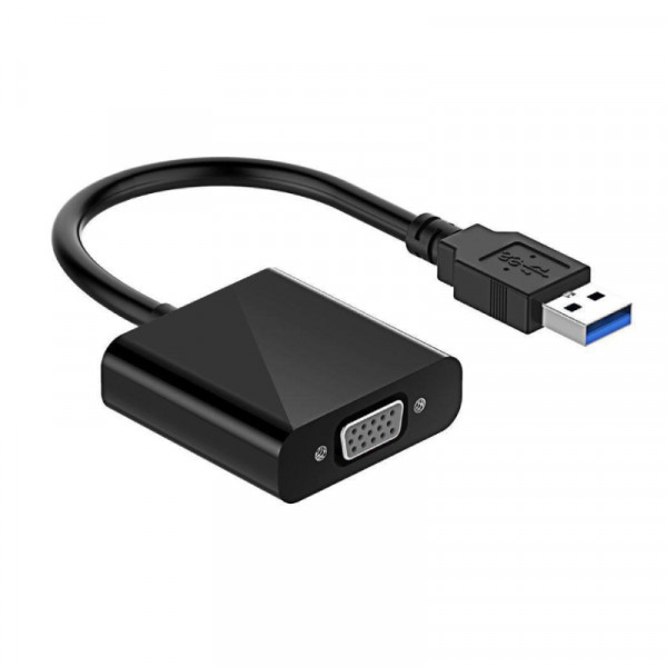 USB 3.0 naar VGA adapter Full HD 60Hz (Werkt niet op USB 2.0)