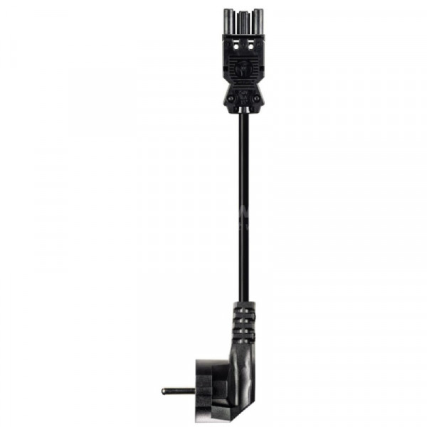 Wieland Stroomkabel - Schuko Haaks naar GST18-3® - 3G1,50mm² - 2,5 meter - Zwart