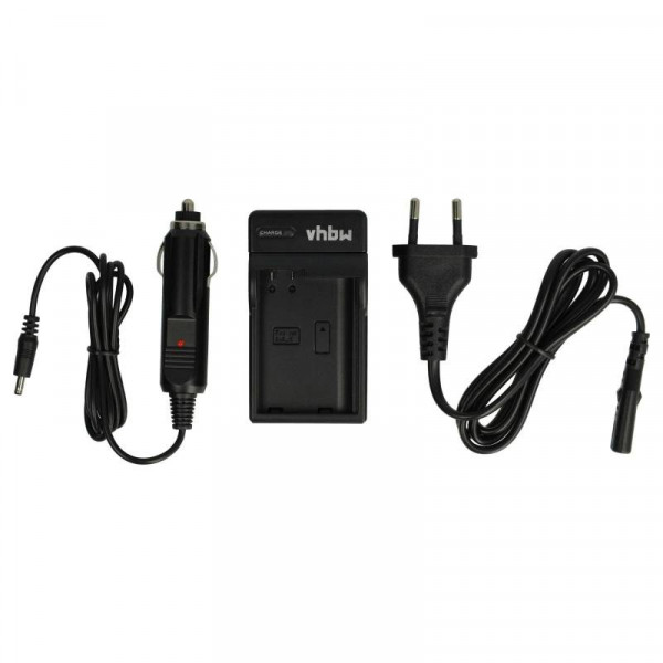 Accu oplader voor Nikon EN-EL15 (MH-25 en MH-25A) - Met 12V plug - Zwart