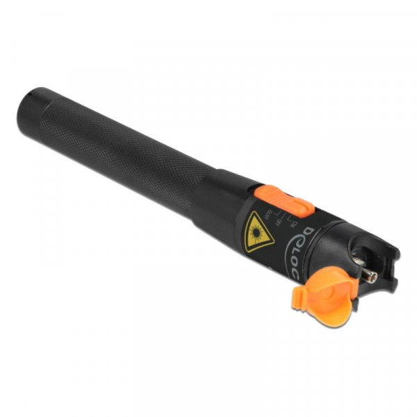 Delock Glasvezeltester - 10 mW - Voor SC, LC, ST en FC connectors - Zwart