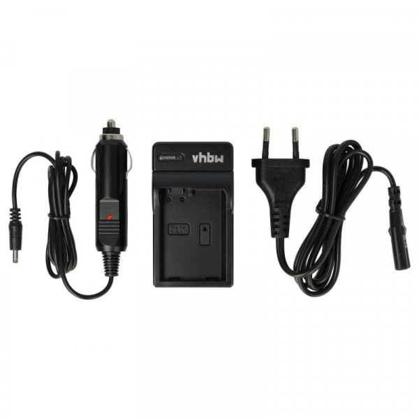 Accu oplader voor Nikon EN-EL14 (MH-24) - Met 12V plug - Zwart