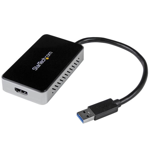 StarTech USB 3.0 naar HDMI Adapter - Externe Videokaart - Full HD 60 Hz - 0,1 meter - Zwart