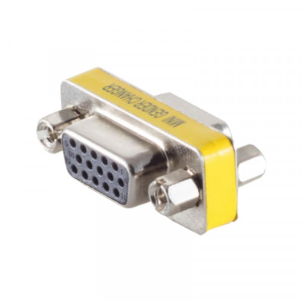 Gender changer VGA adapter F-F per stuk