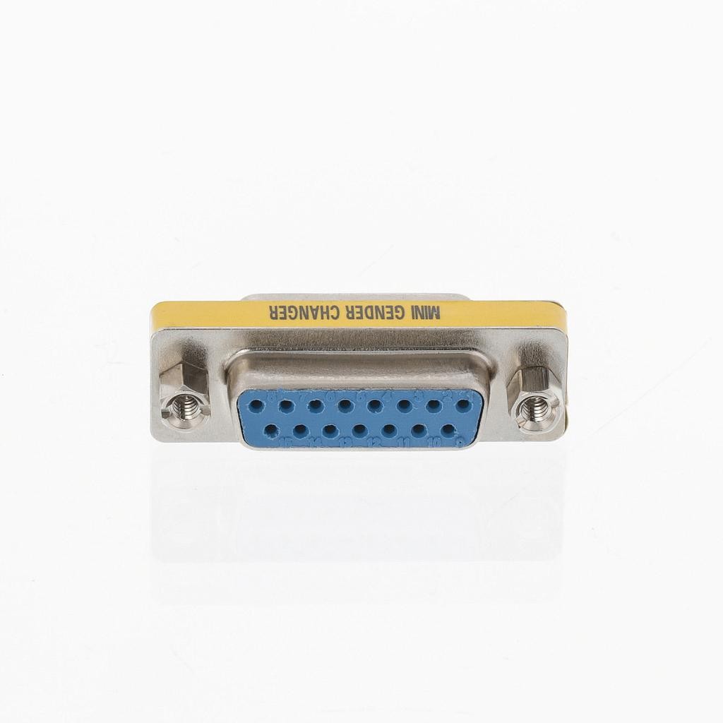 Gender changer SUBD 15 pins adapter FF