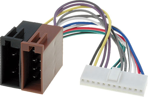 ISO kabel voor Pioneer autoradio - 42x6,5mm - 12-pins - 0,15 meter
