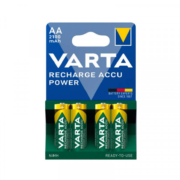 VARTA 4x AA Batterij - Oplaadbaar - NiMH - 2600mAh