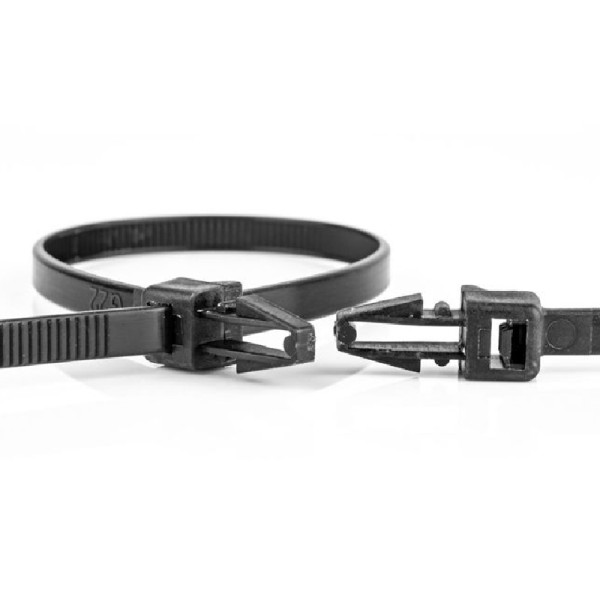 Kabelbinders - Met Spreidanker type 2 - 150 x 3,6mm - 1000 stuks - UV bestendig - Zwart