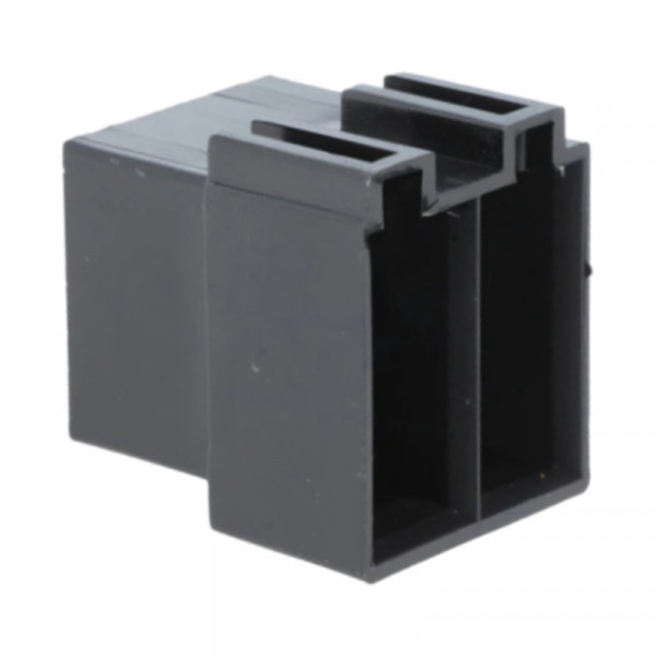 Dubbele ISO Connector Vrouwelijk - 16-pins - Zwart