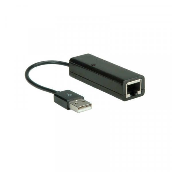USB-A naar RJ45 Ethernet Adapter - 0,15 meter - Zwart