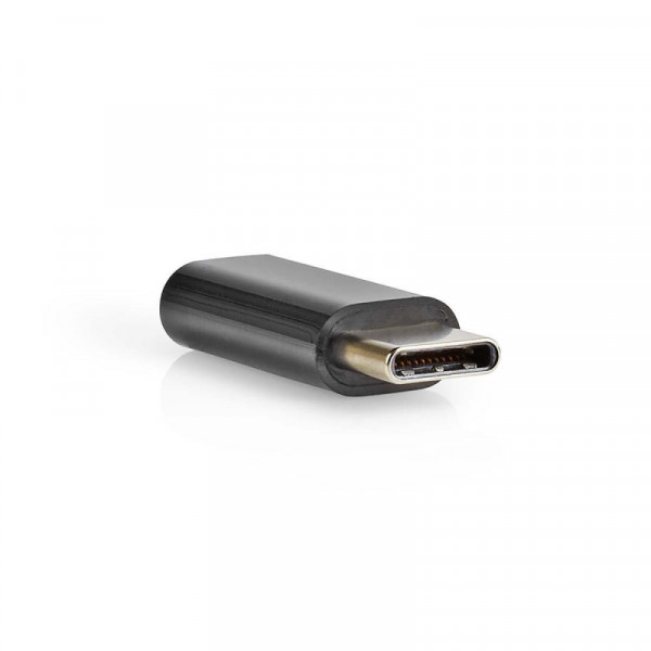 USB 2.0-Adapter USB-C Male - USB Micro-B Female Zwart