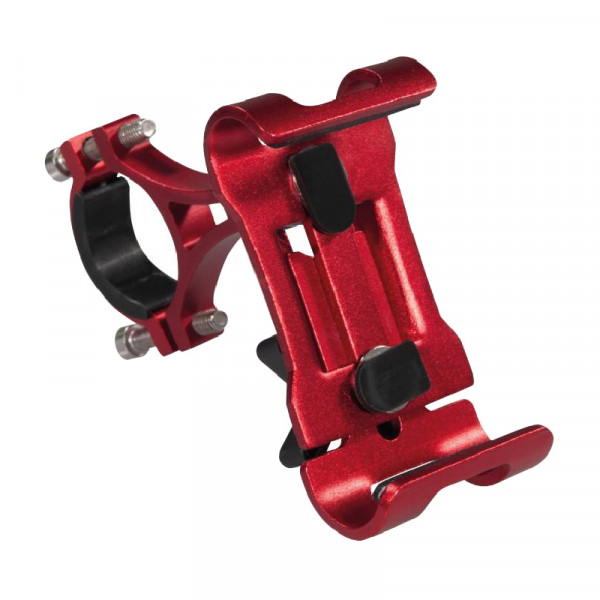 Telefoonhouder voor fiets - 3,5-6 inch - 360 graden draaibaar - Metaal - Rood