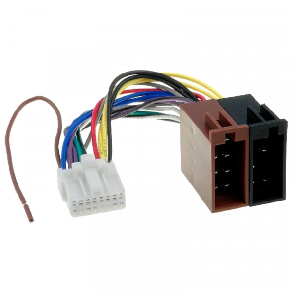ISO kabel voor Panasonic autoradio - CQ FX 45, 65 en 85 - 16-pins - 0,15 meter