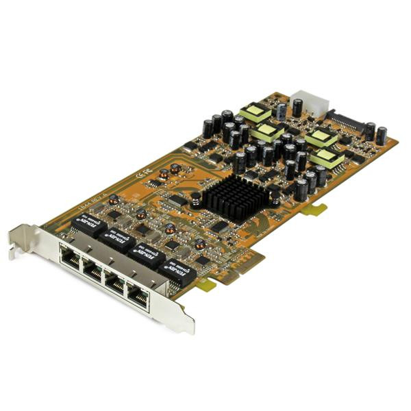 StarTech 4-poorts gigabit Power over Ethernet PCIe-netwerkkaart - PSE / PoE PCI Express NIC