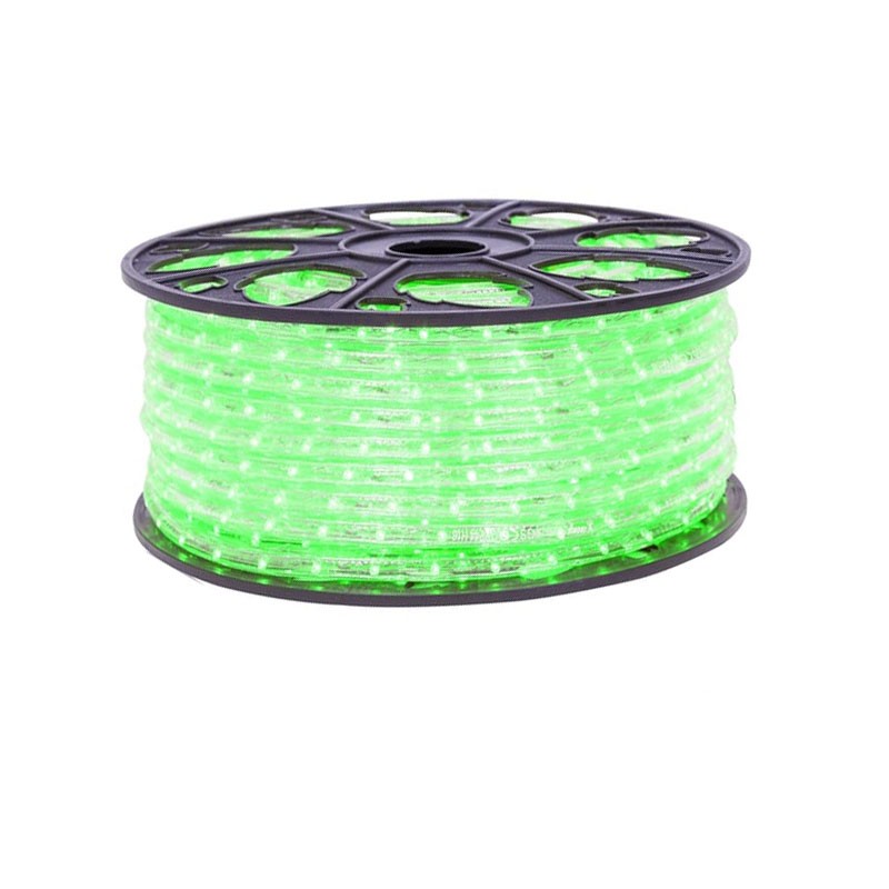effect Okkernoot schraper LEDtron LED Lichtslang Groen 51 meter
