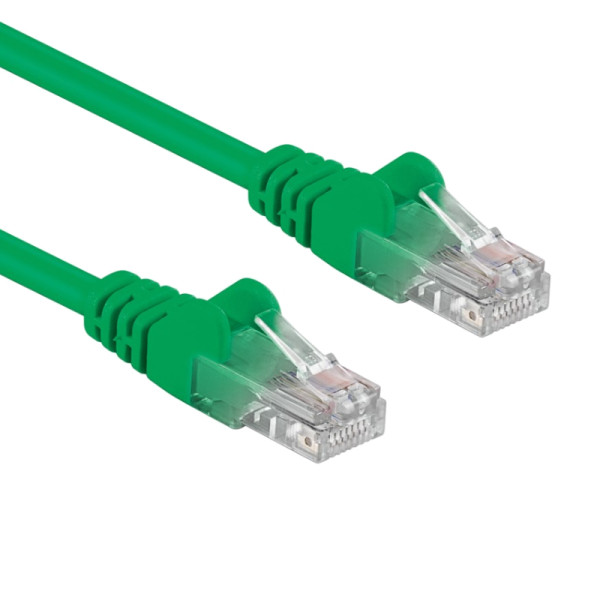 UTP CAT6A 10 Gigabit Netwerkkabel - CU - 2 meter - Groen