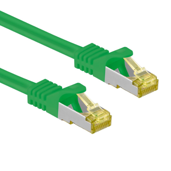 S/FTP CAT7 10 Gigabit Netwerkkabel - CU - 0,25 meter - Groen