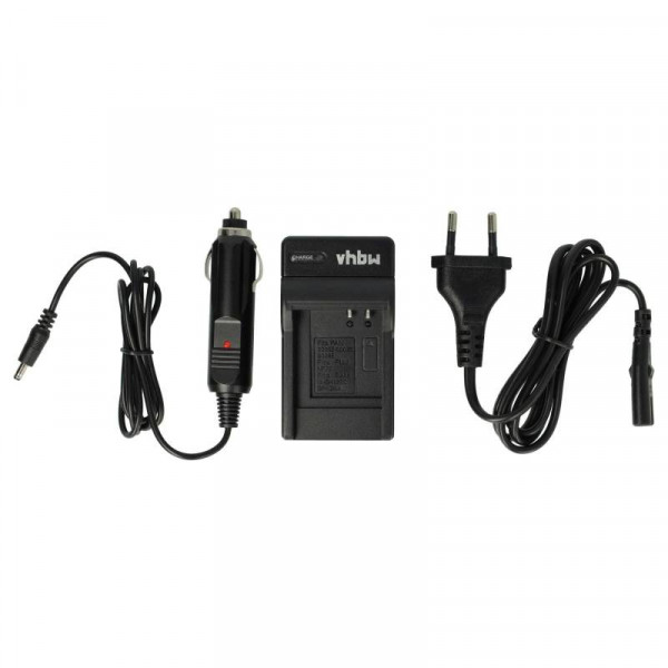 Accu oplader voor Samsung HMX-R10, IA-BH125C accu - Met 12V plug - Zwart